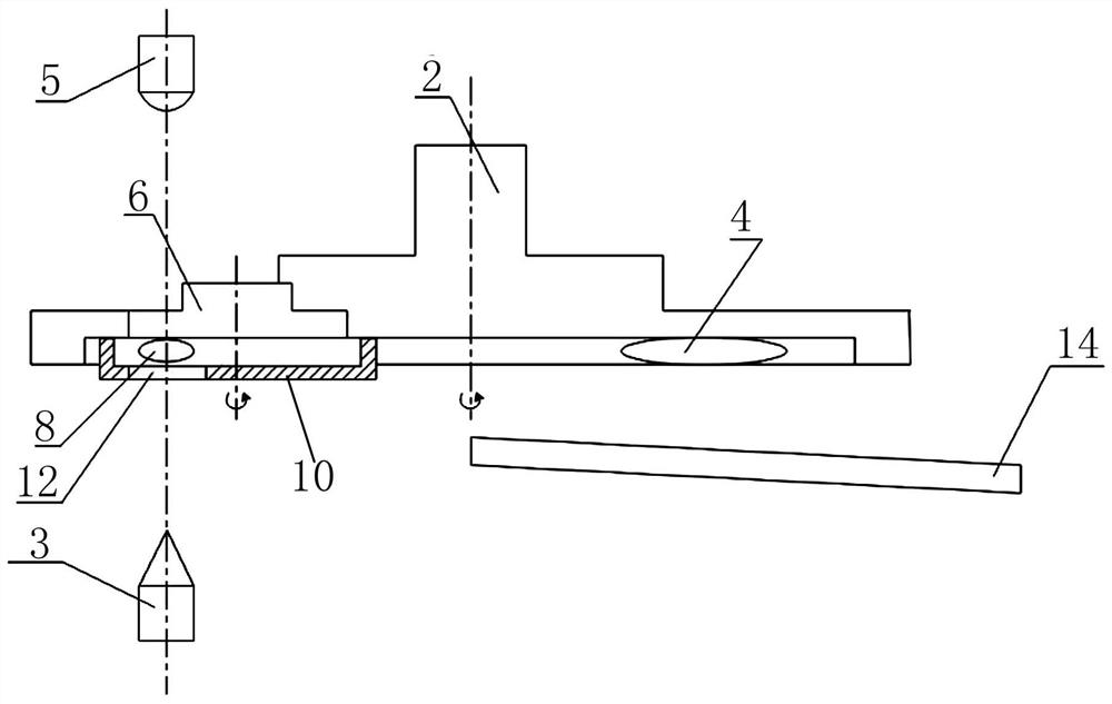 Laser direct light control device for coating machine