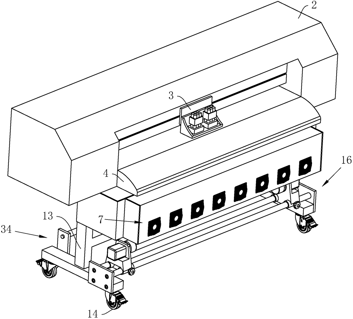 A digital printing machine