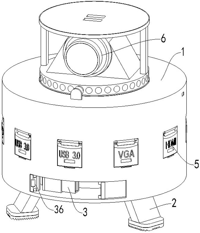 Docking station with camera