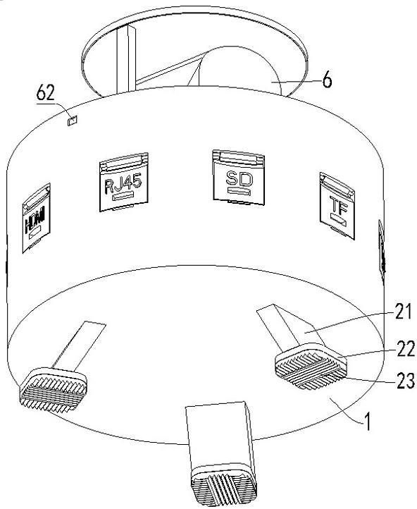 Docking station with camera