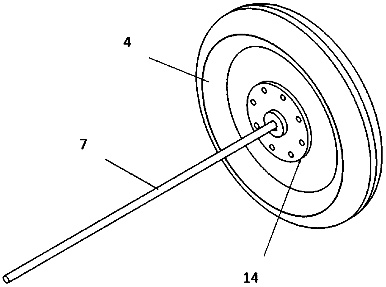 A two-wheel self-balancing vehicle driven by a single shaft