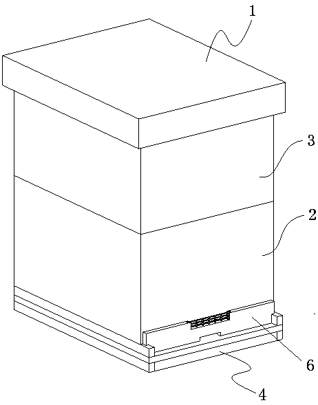 Special apis cerana beehive with physical pest control function