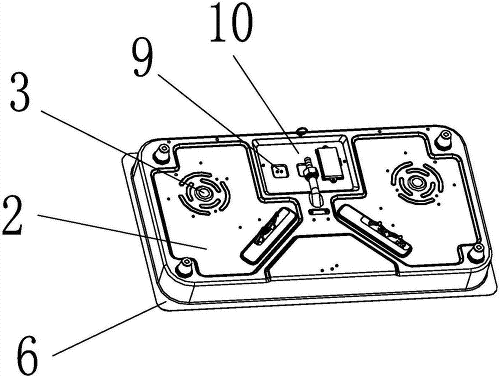 Movable heightened dual-adjusting gas stove