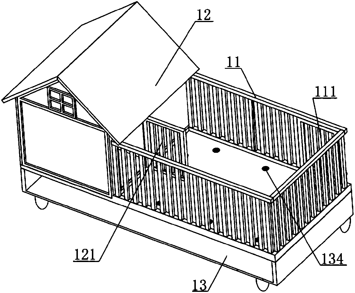 Pet cage and pet house