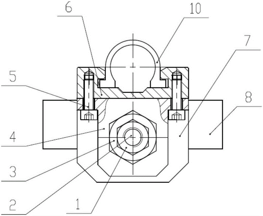 Guide device for hydrodynamic cleaning of lower surface of first supporting plate of secondary side of steam generator