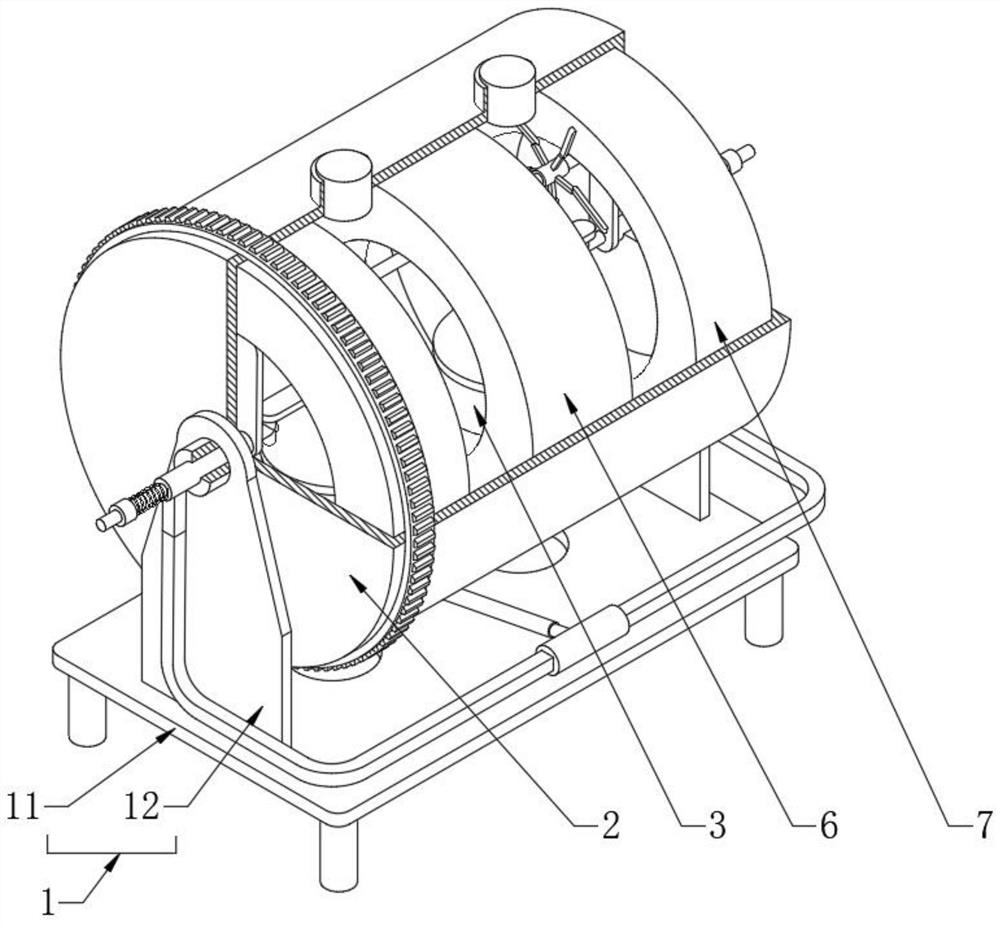 Efficient flowing type traditional Chinese medicine grinding device