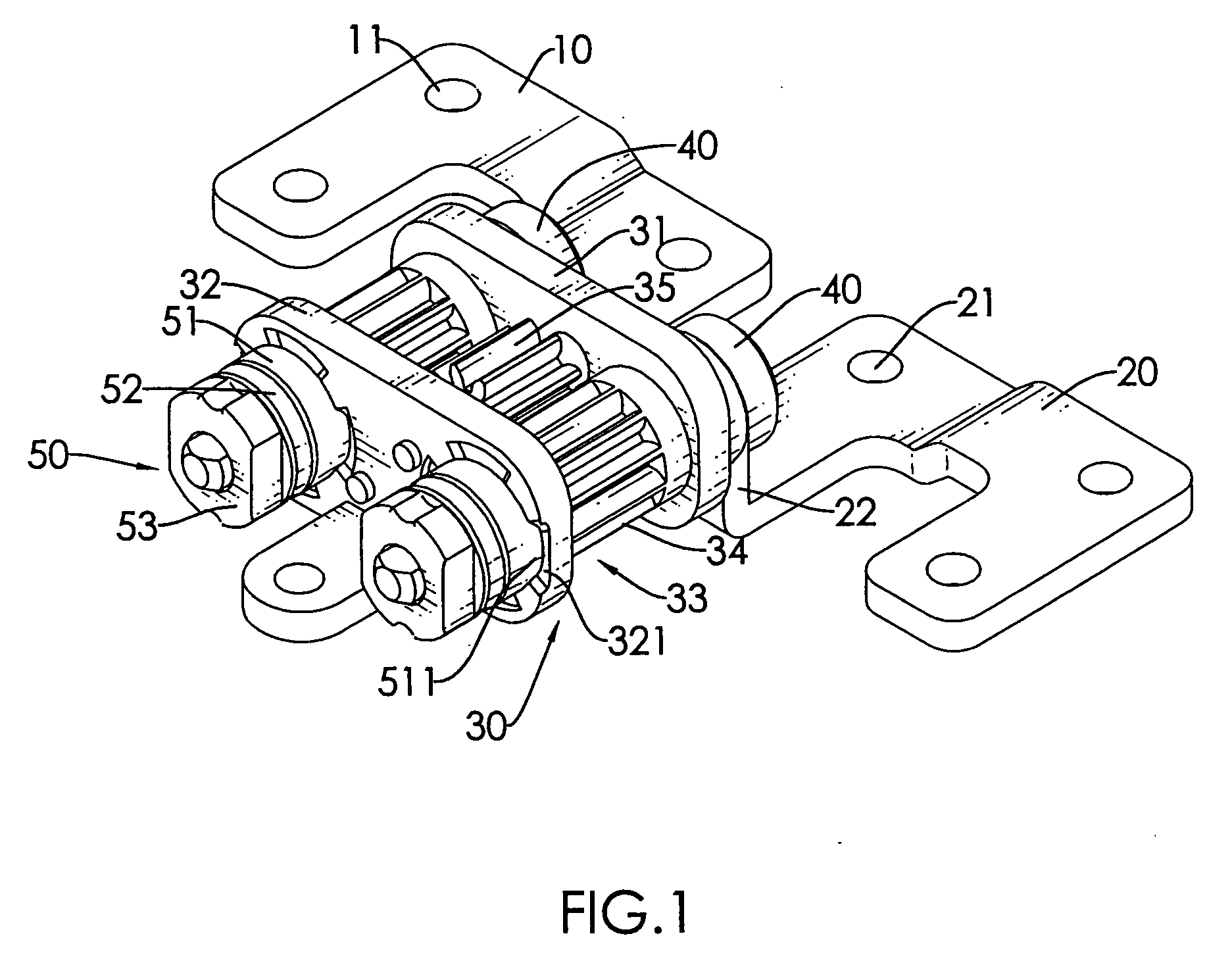 Simultaneous-rotating hinge