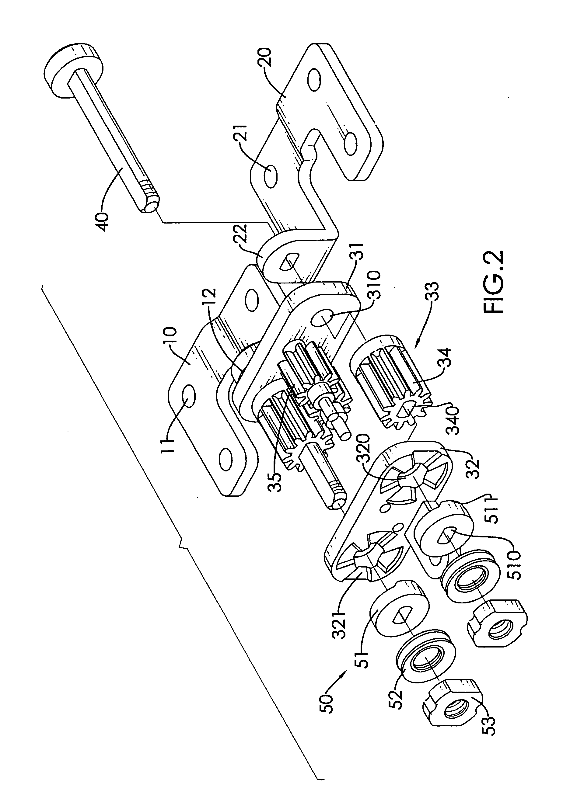 Simultaneous-rotating hinge