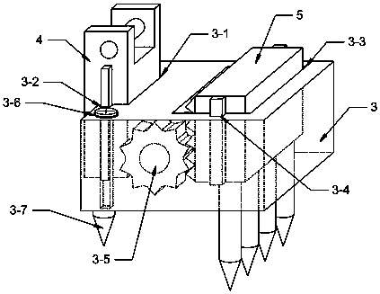 Automatic upwind supporting device for landscape greening plants