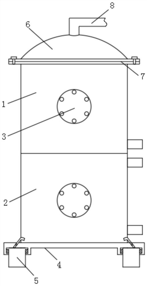 Efficient anti-pollution cation (anion) ion exchanger