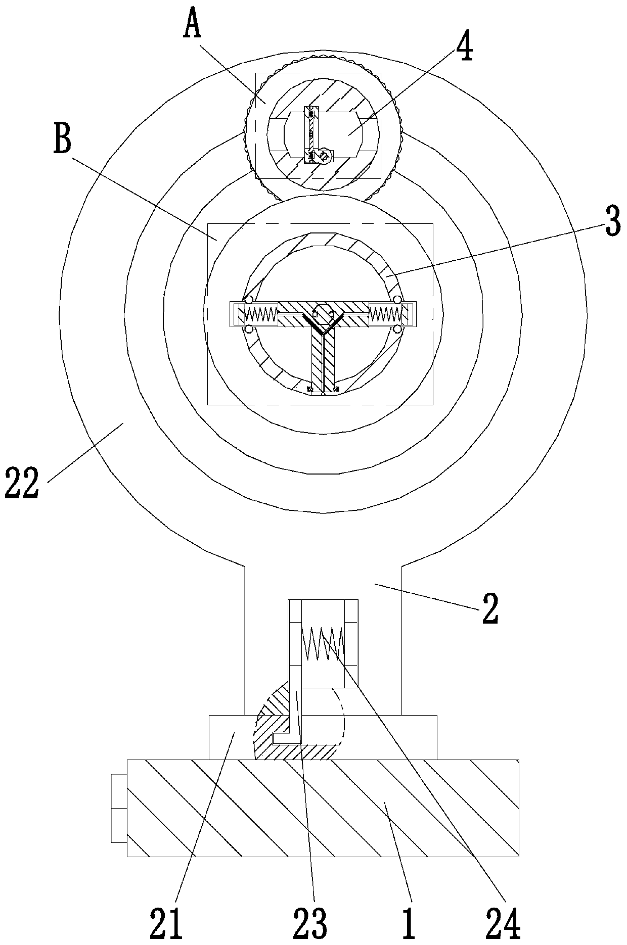 Improved spinning yarn coiling block