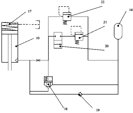 Segmented retardant discharging device