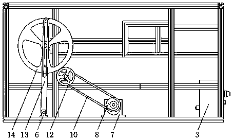 Simple assembling experiment device for teaching based on three-dimensional space mechanism