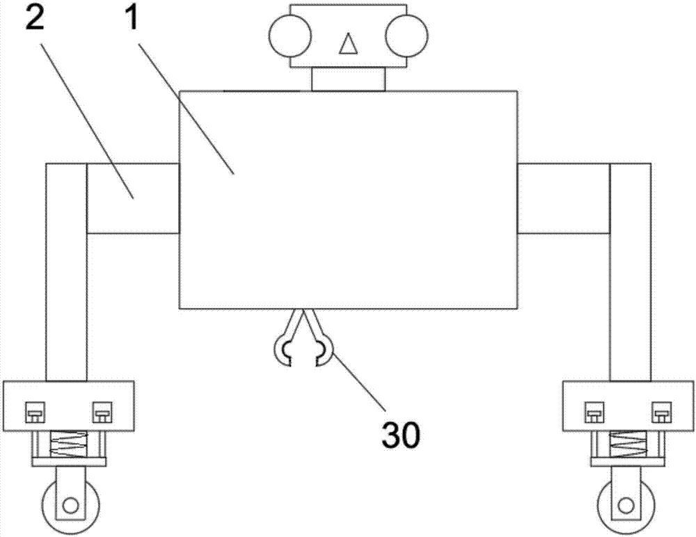 Robot grabbing device