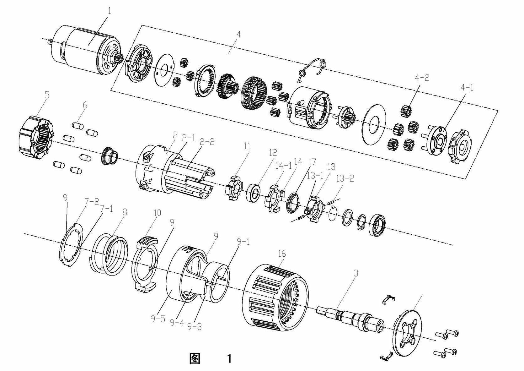 Electric drill with driving mode switching