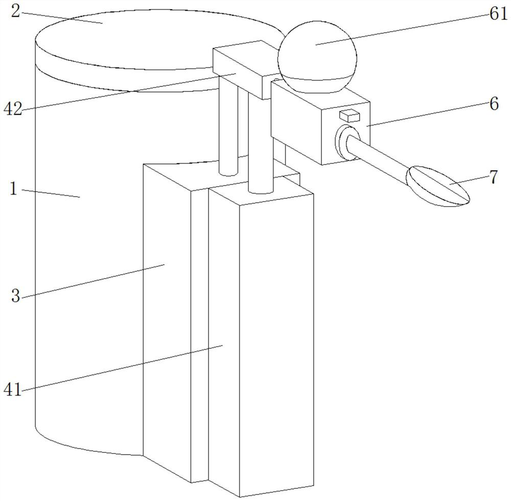 Feeding device suitable for esophageal cancer patient