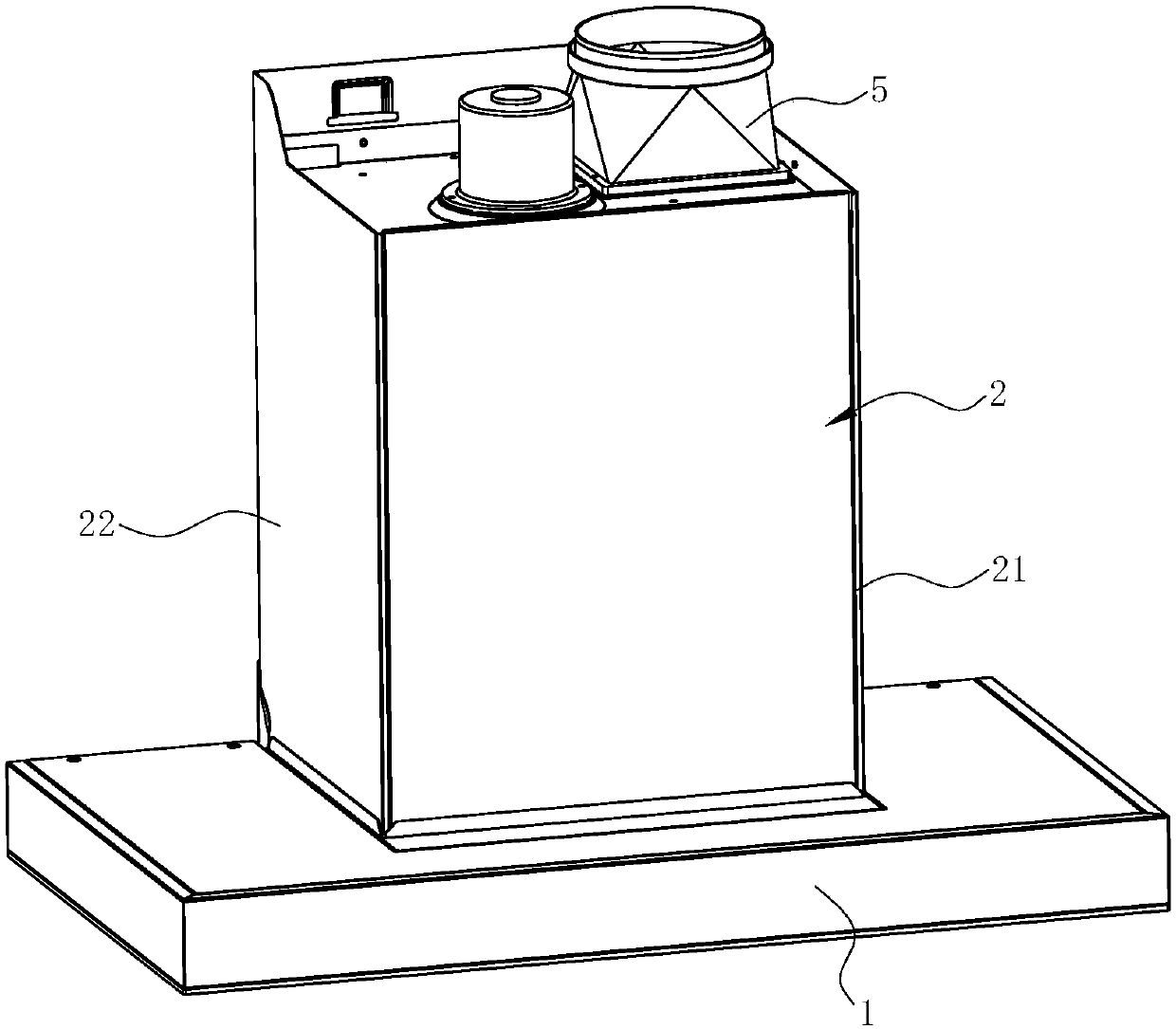 Fan system and range hood using same