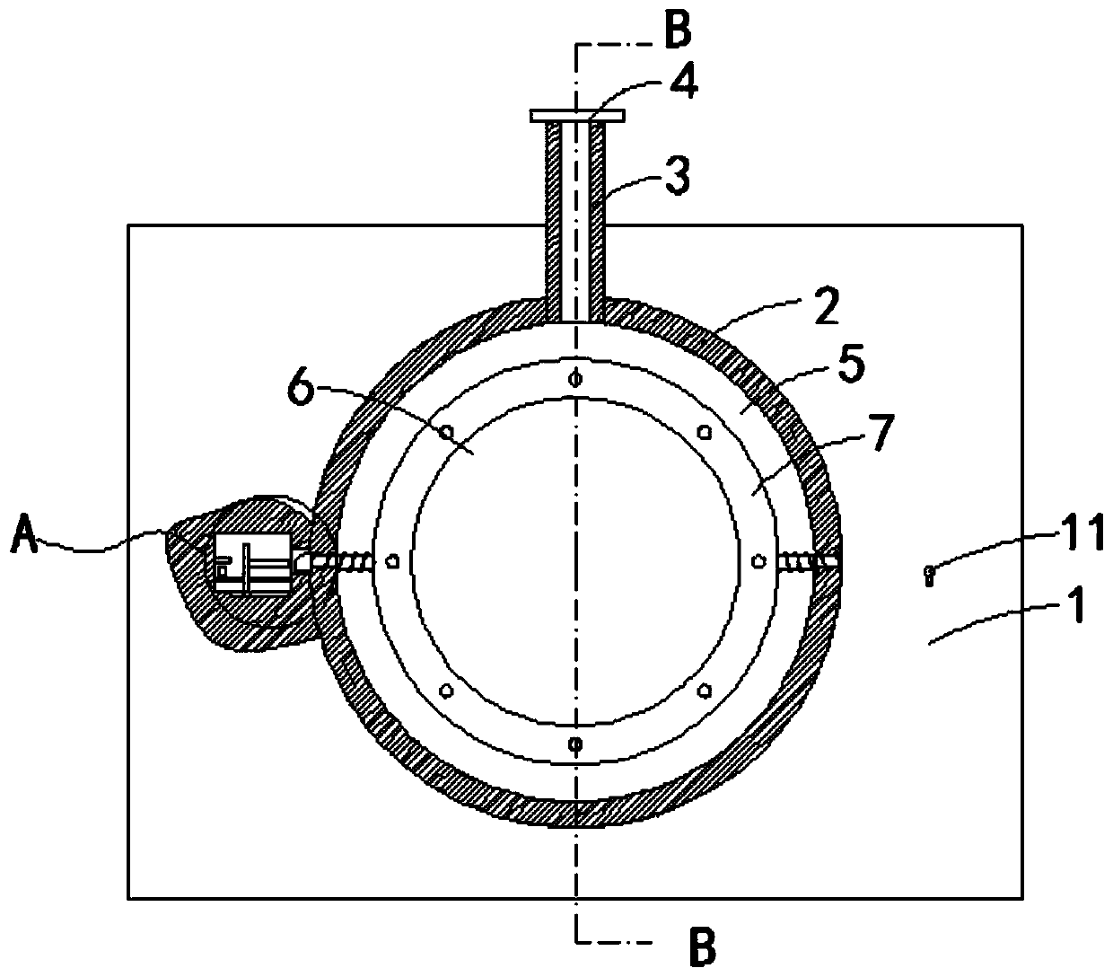A sealing device with multi-degree-of-freedom movement