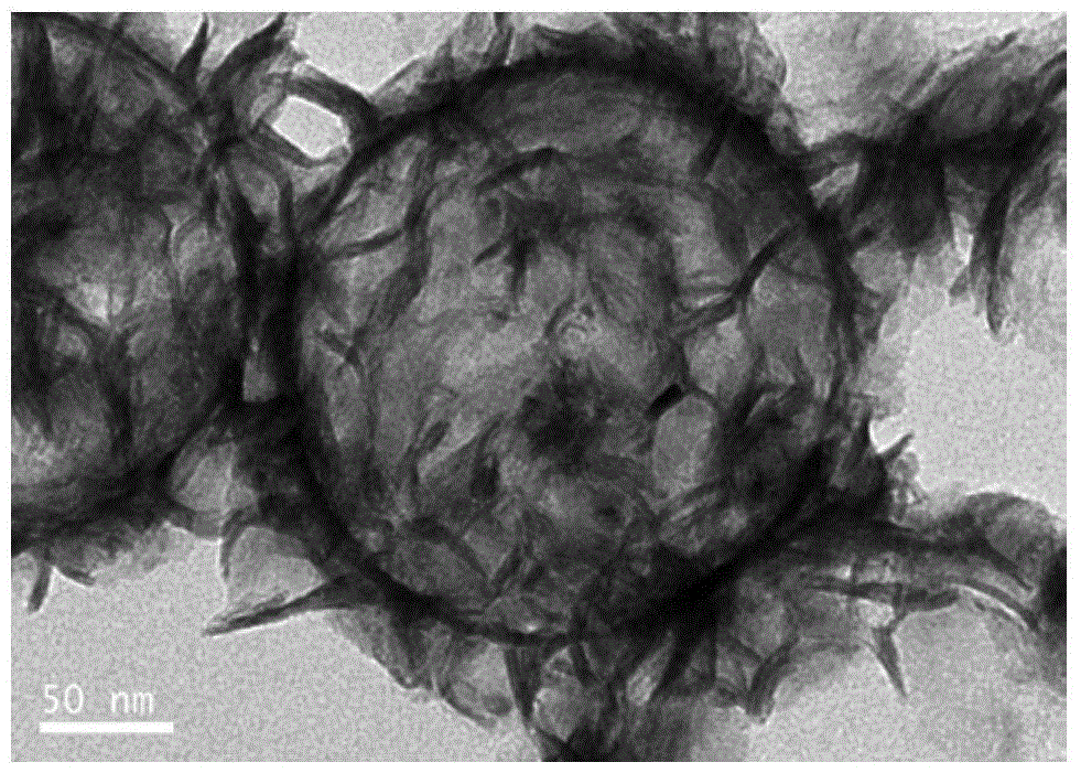 Molybdenum disulfide/carbon composite material and preparation method thereof