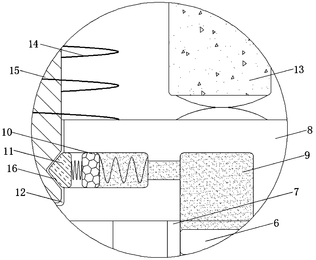 Elastically-clamped bi-directionally-useable protection device for motor