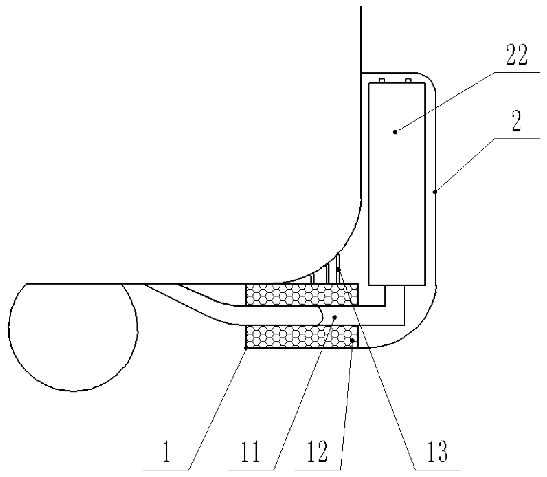 A rear-mountable vehicle exhaust efficient purification treatment device for a bus station