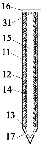 Mountain road filling and excavation junction roadbed structure and construction method thereof