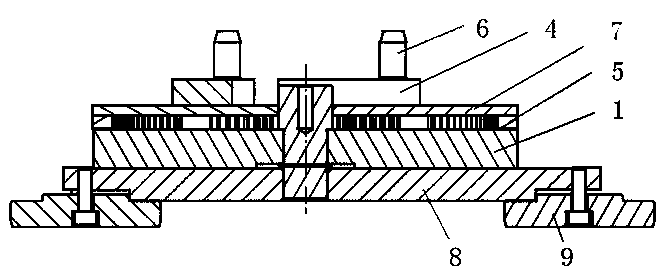 Adjustable workpiece pallet device