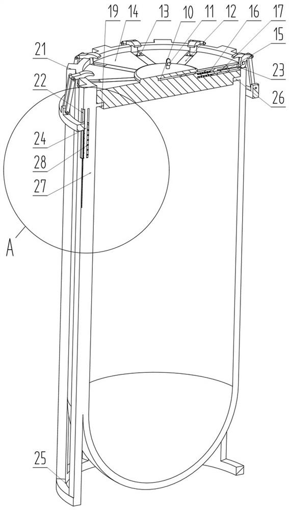 Storage device for underground sampling samples