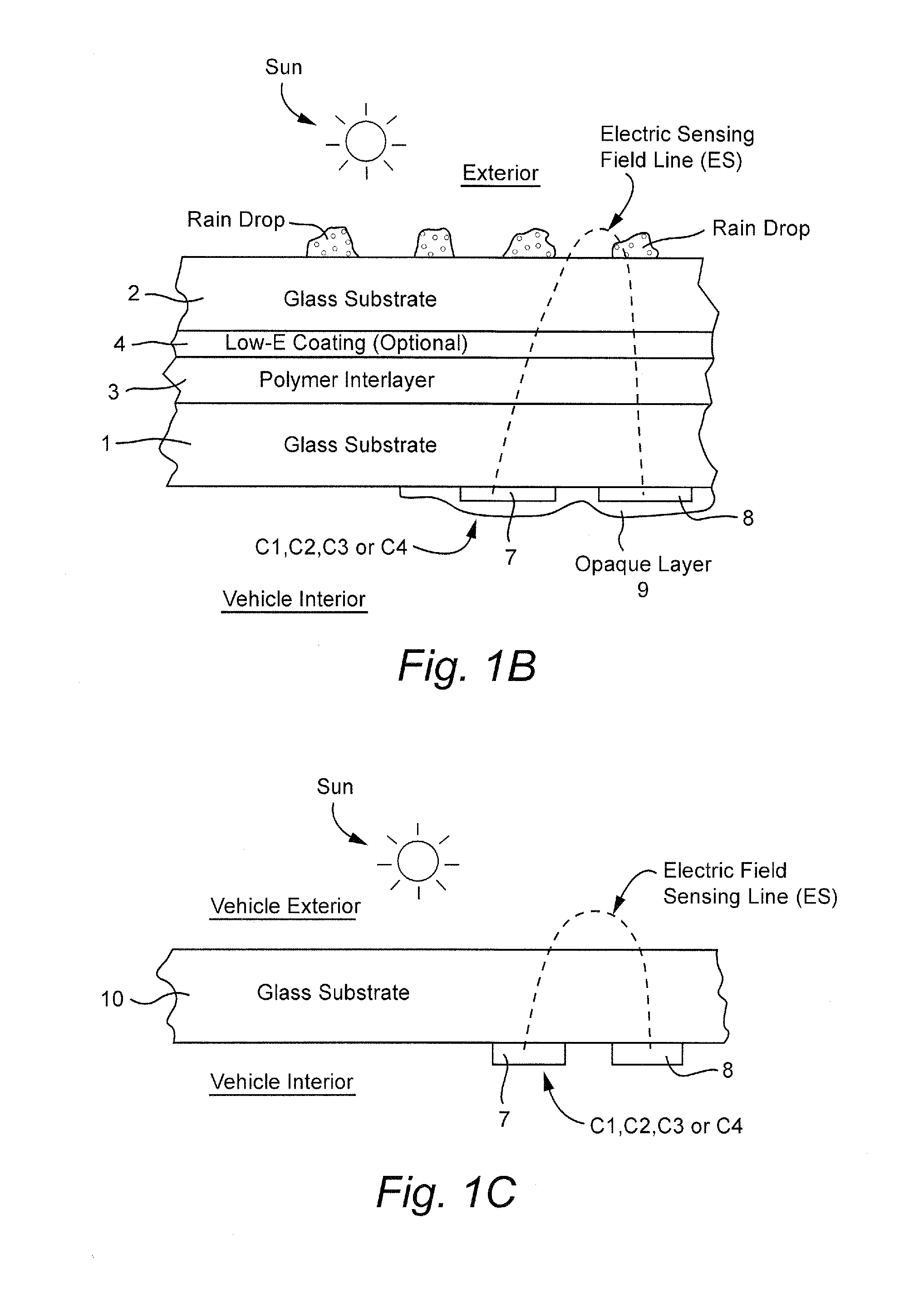 Multi-mode moisture sensor and/or defogger, and related methods