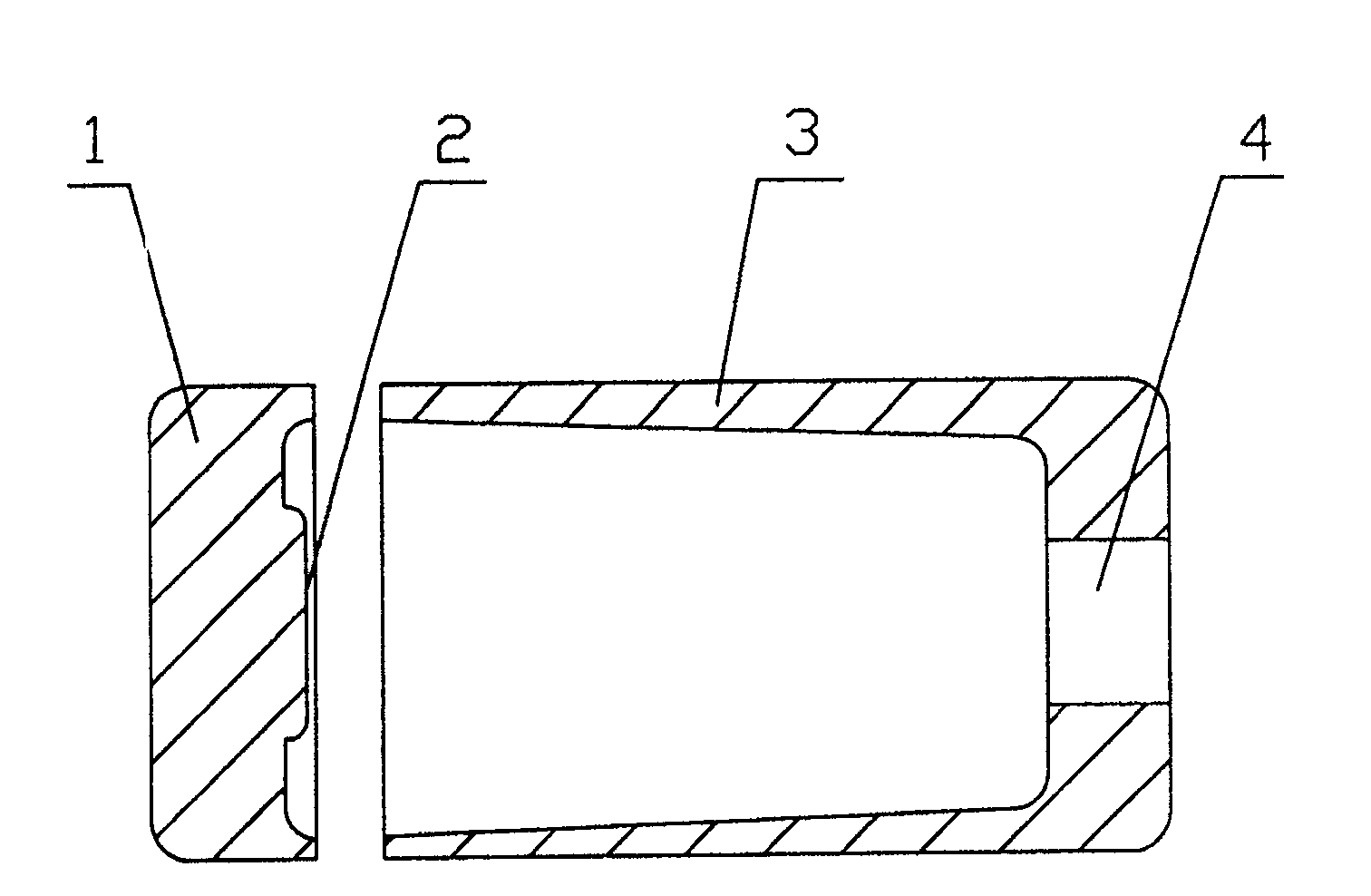 Forming process of large conic roller blank