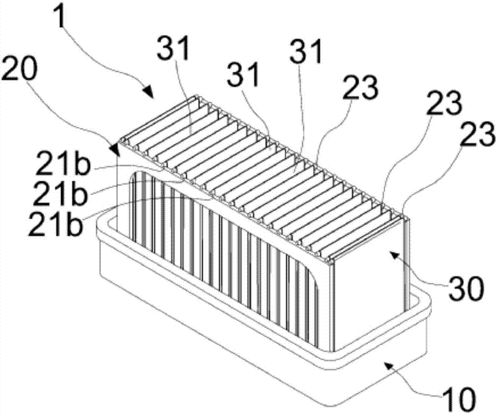 Naturally humidifying device having improved assembly structure