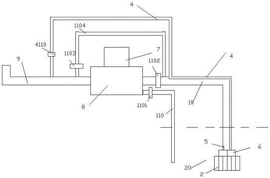 Pumping unit with galvanically coated central shaft and liquid storage tank