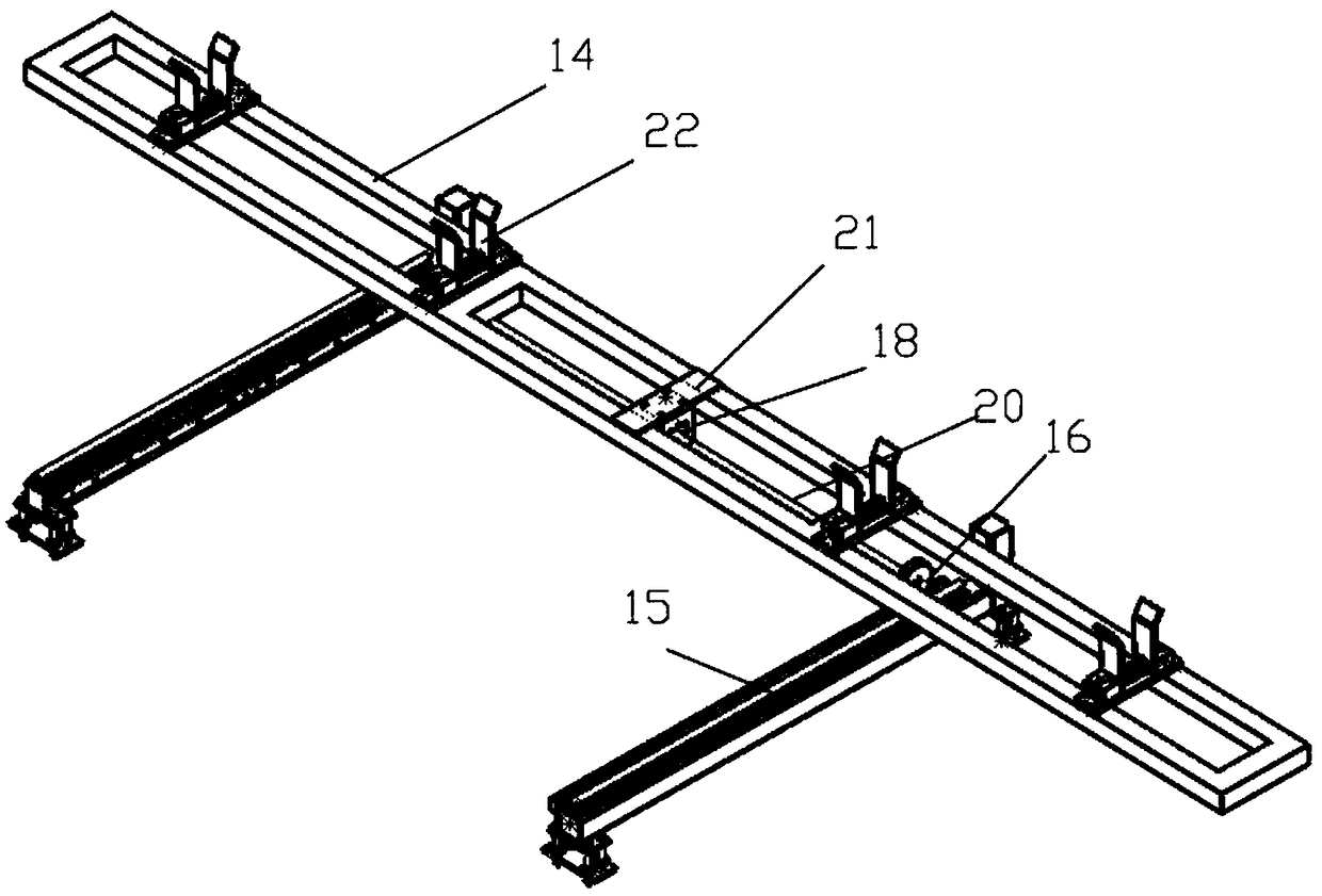 Copper bar automatic plane warehouse and copper bar integrated production line