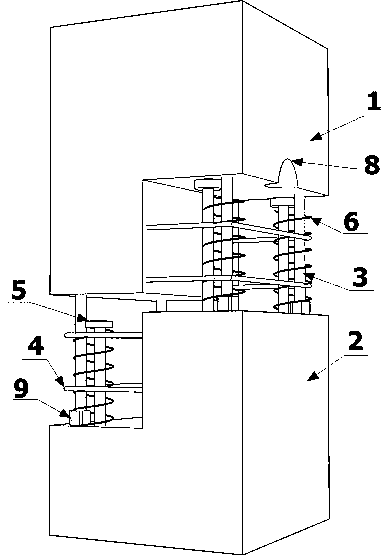 Fabricated high-strength and high-ductility concrete sleeve-free connection structure and method