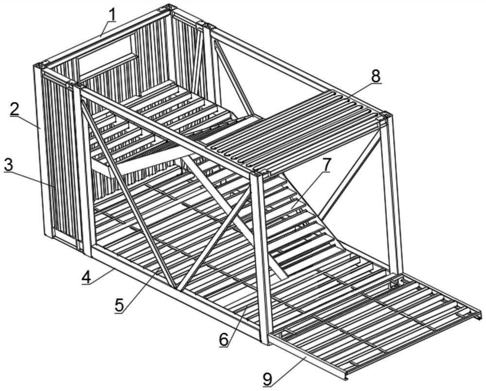 Assembly type steel structure modular building composite heat preservation decoration structure and construction method