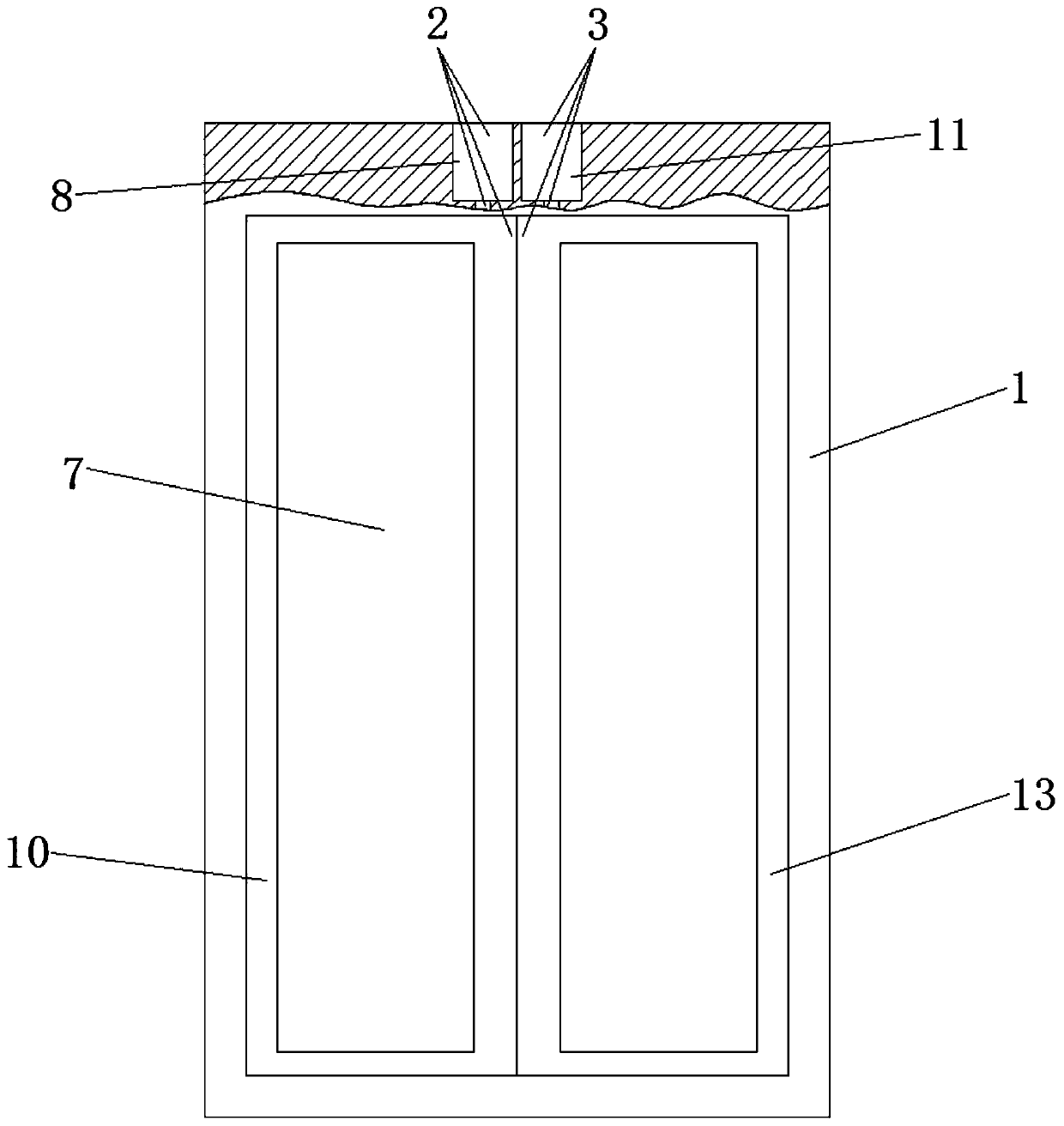 Overturning device for nursing elderly patients