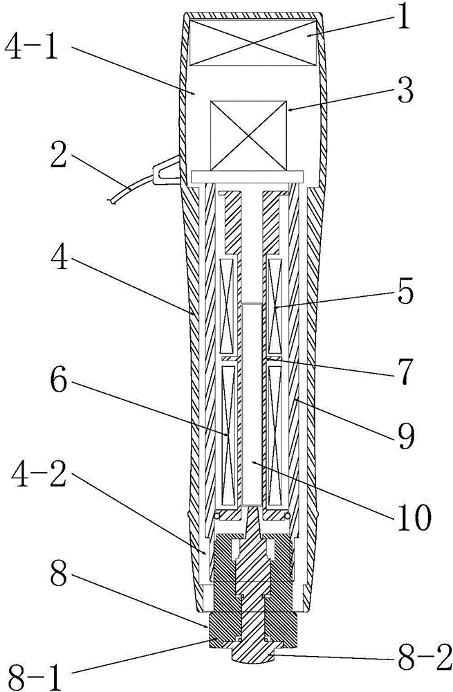 An electromagnetic ballistic divergent shock wave therapeutic apparatus