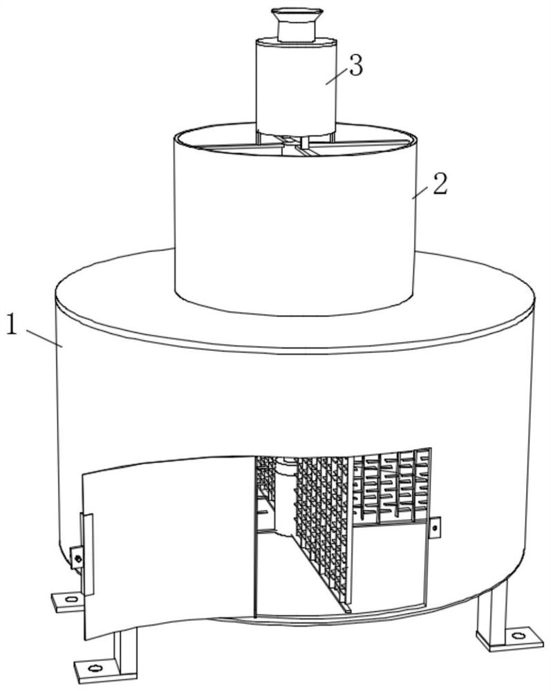 Sand mixing device for casting processing and sand mixing method thereof