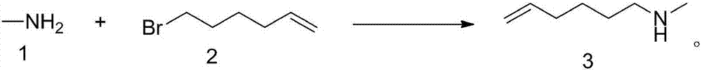 Synthesizing process of N-methyl-5-hexene-1-amine