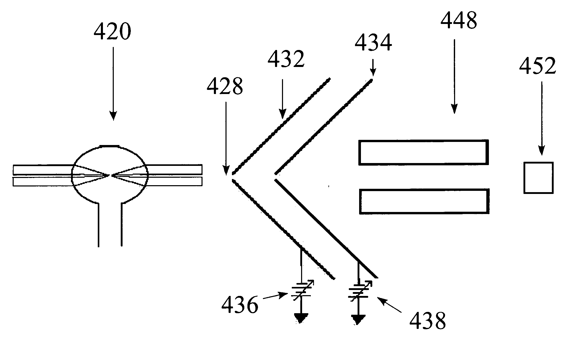 Sampling system for use with surface ionization spectroscopy