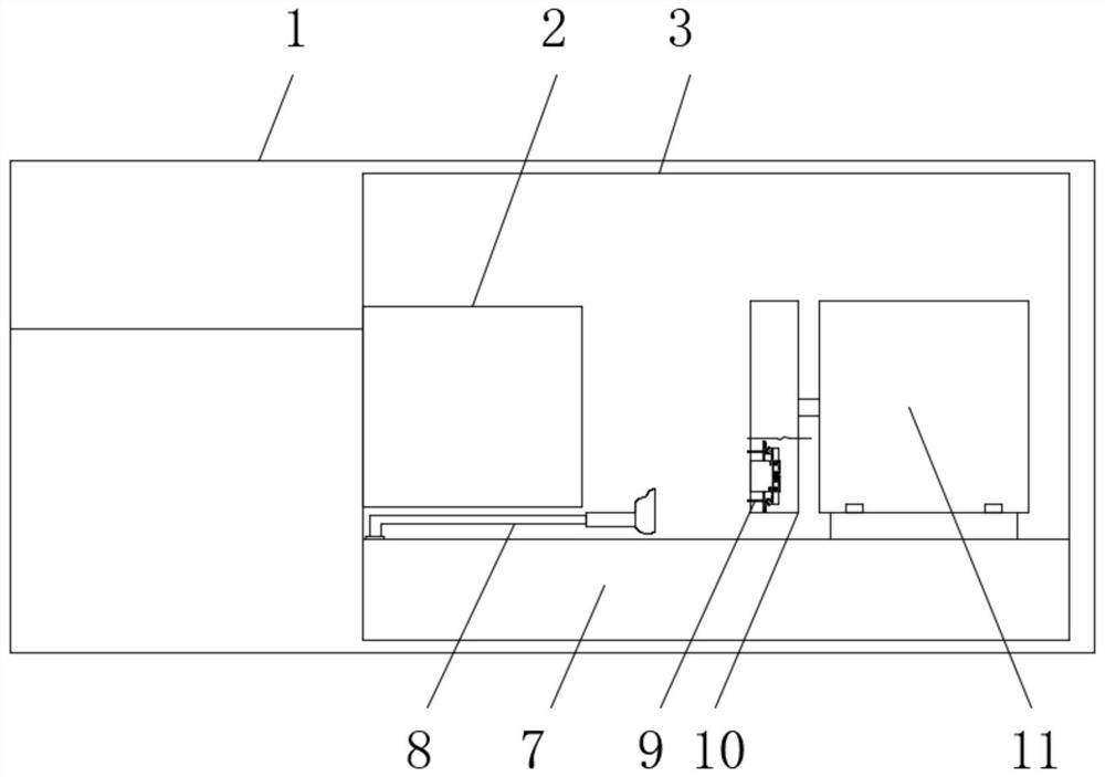 Novel numerical control machine tool capable of prolonging service life of cutter