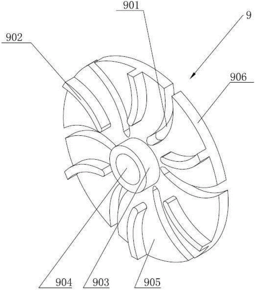 Self-cleaning reaction kettle structure with multiple stirring