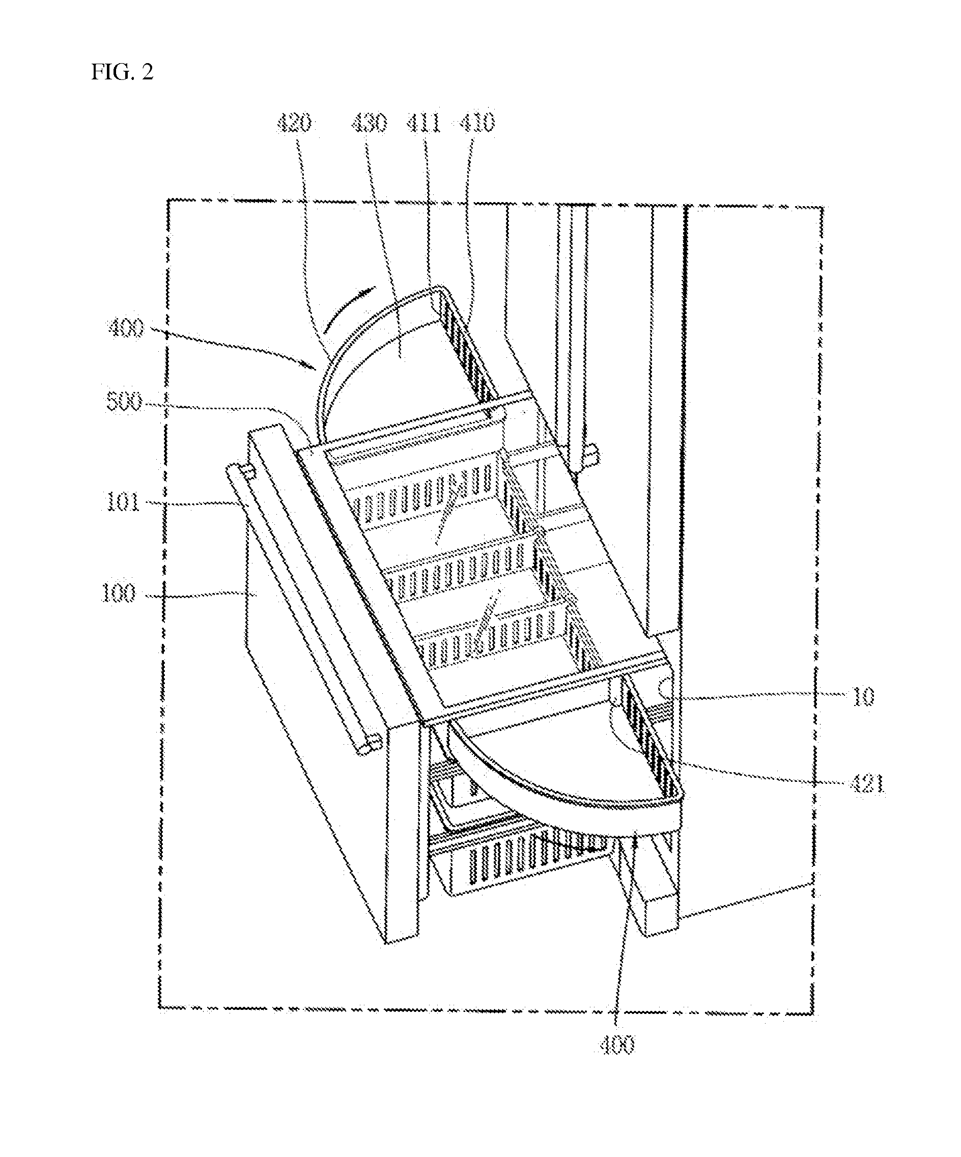 Refrigerator with drawer type door