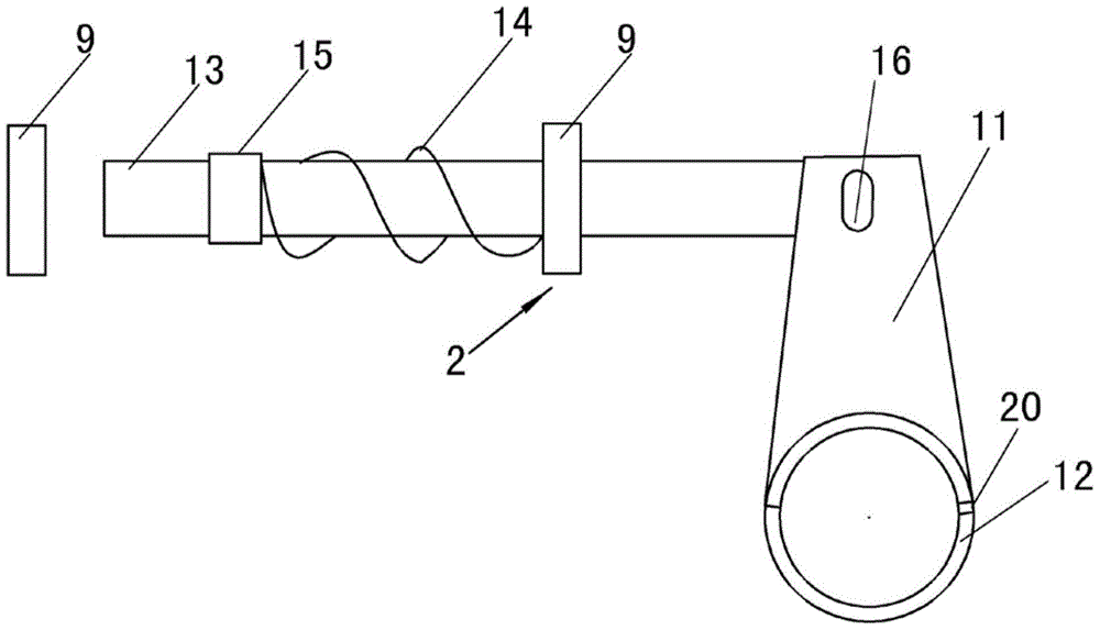 Closed mechanical anti-theft door lock