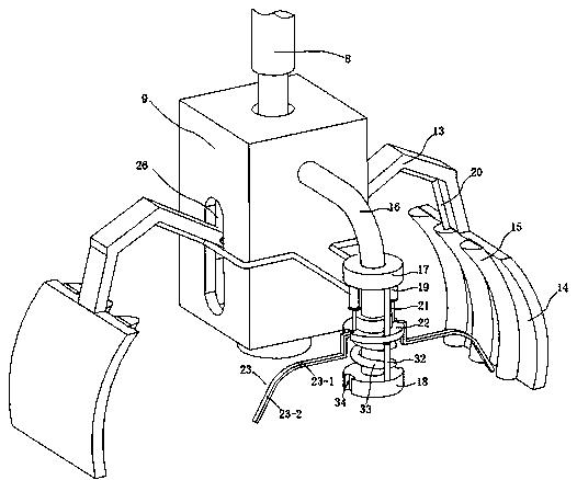 Fixing device for controlling respiration in tumor radiotherapy