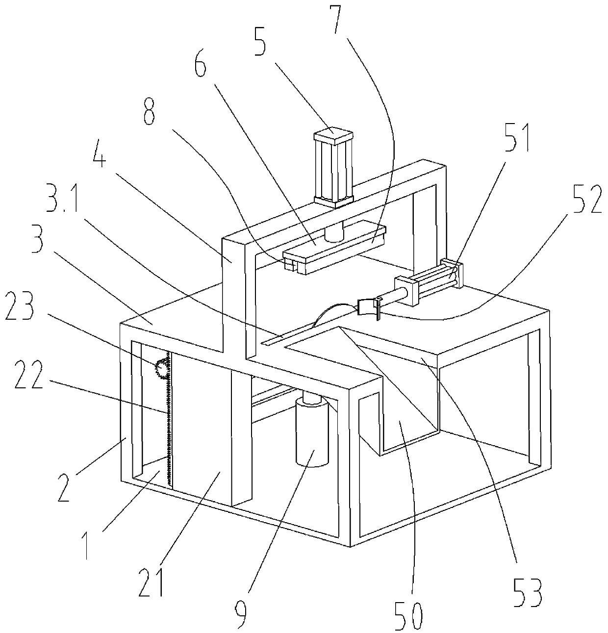 Full-automatic edge cutting device for air conditioner filter