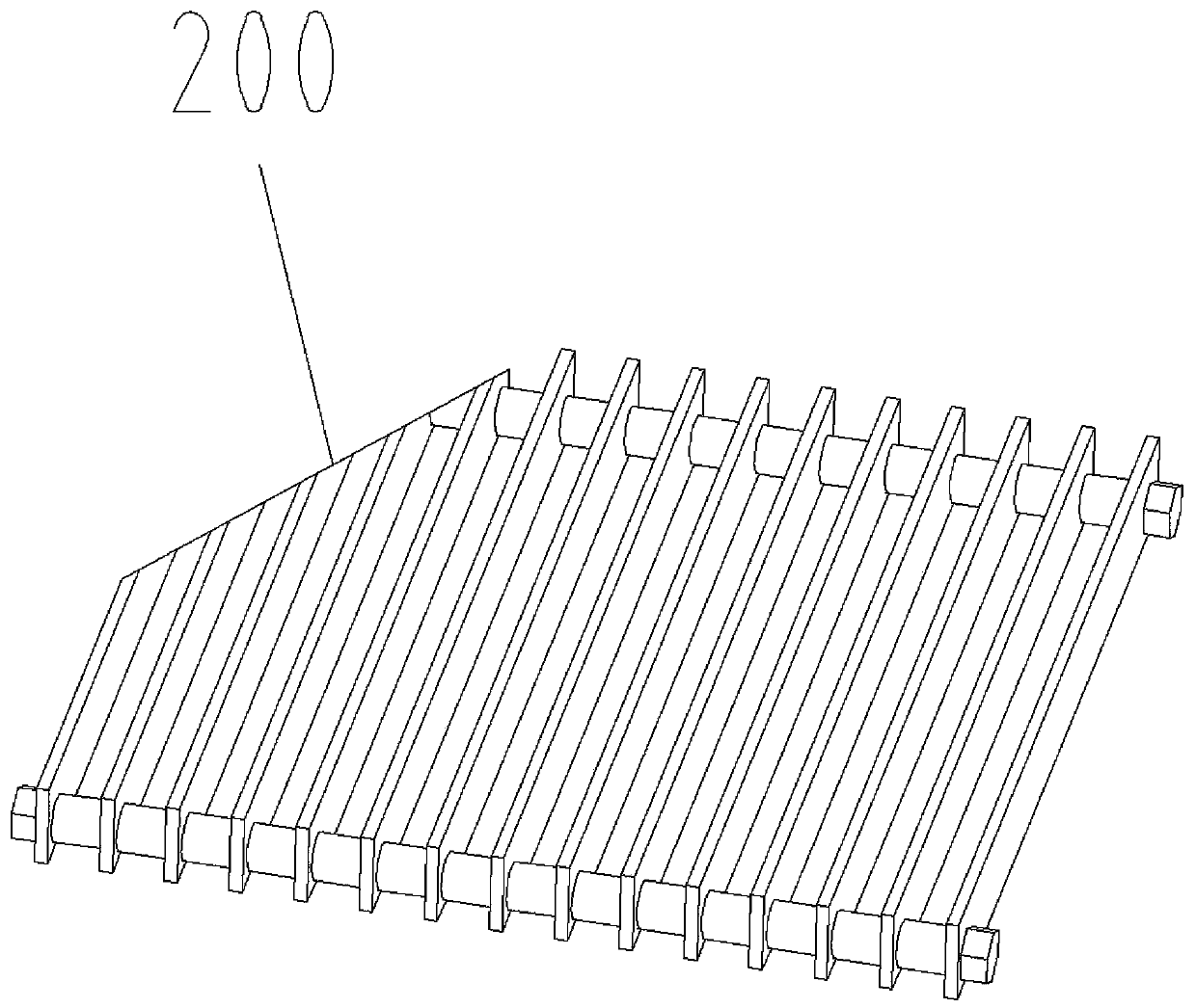 Full-automatic edge cutting device for air conditioner filter