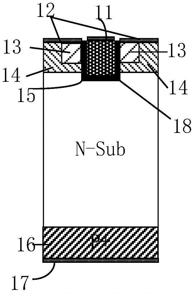 Trench type insulated gate bipolar transistor capable of double-terminal control and preparation method thereof