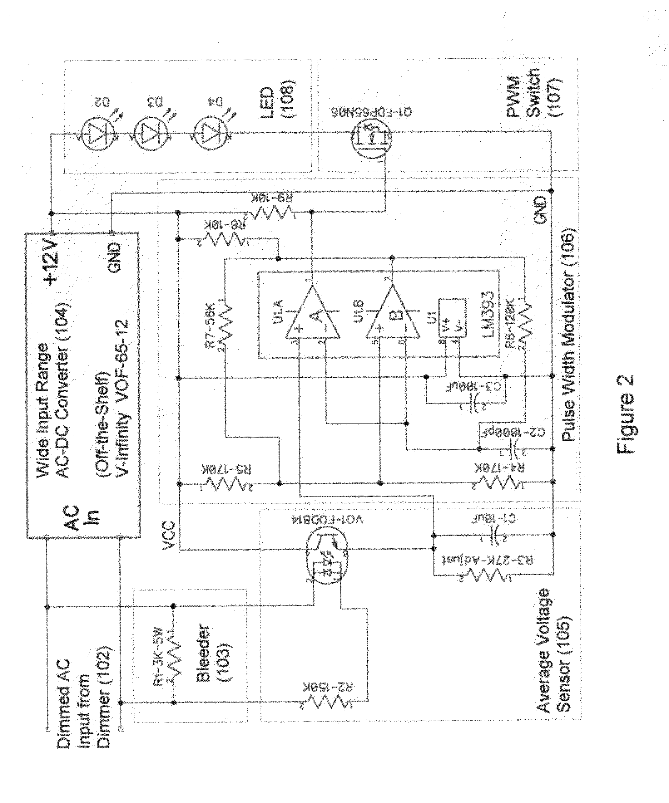 Constant voltage dimmable LED driver