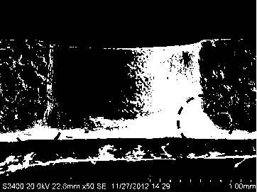 Hole processing method for which low-melting-point alloy sacrificial layer is adopted